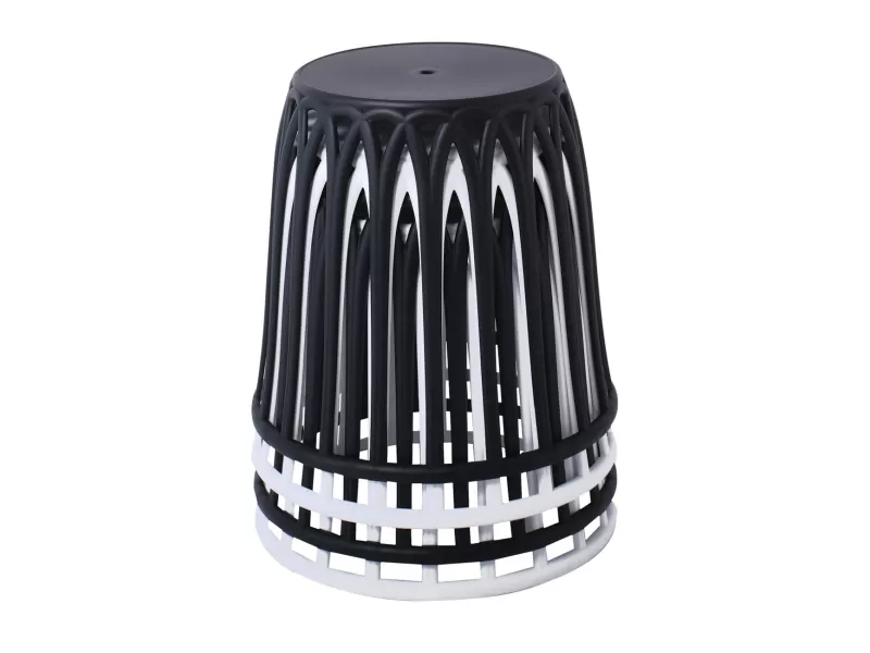 Saba Σκαμπό, Στοιβαζόμενο, Pp-Uv Άσπρο Φ46cm H.44cm ( Kάθισμα Φ33cm)