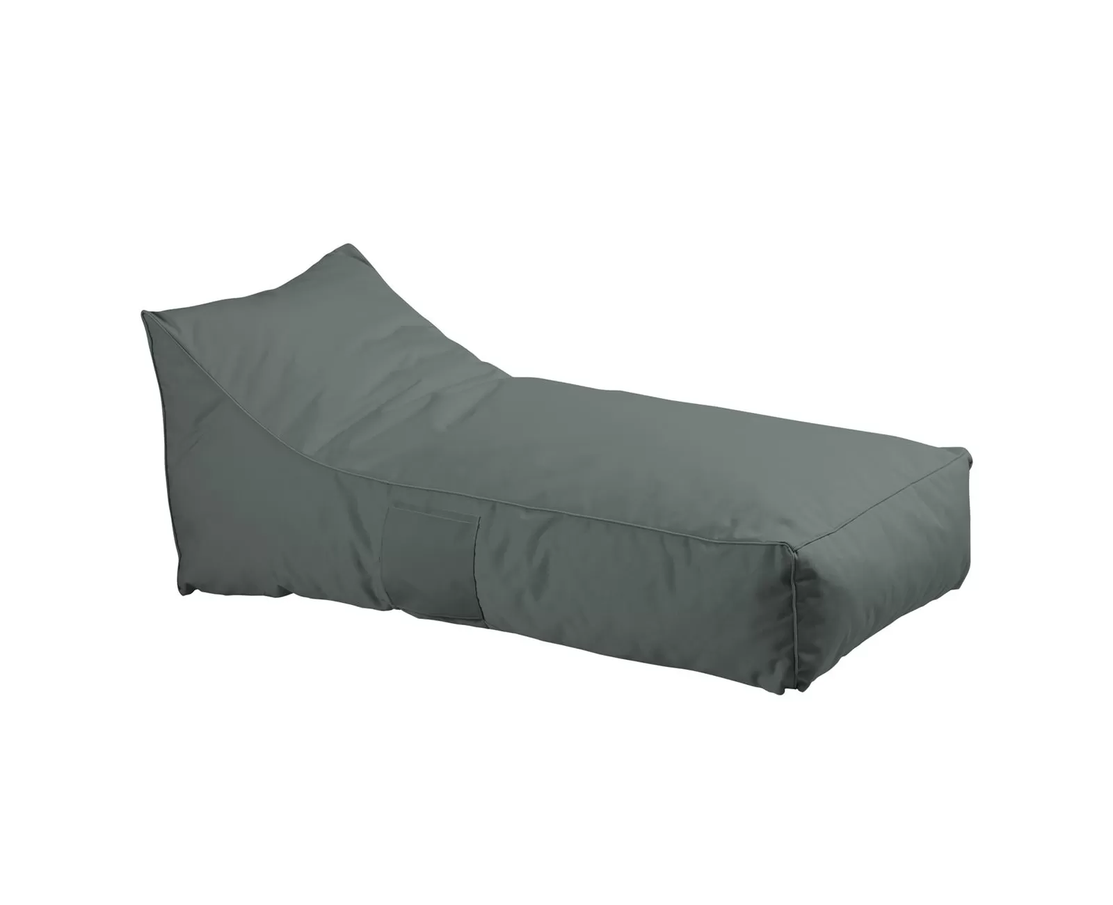 Taco Πουφ Ξαπλώστρα Ανάκλιντρο, 100% Αδιάβροχο Ύφασμα Ανθρακί 70x140x60cm | Mypouf.gr