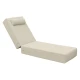 Sunlounger Μαξιλάρι Ξαπλώστρας 20Cm, Προσκέφαλο, Ύφασμα Water Repellent Sandy, Φερμουάρ 196(78+118)x60x20cm - Εικόνα 2 | Mypouf.gr