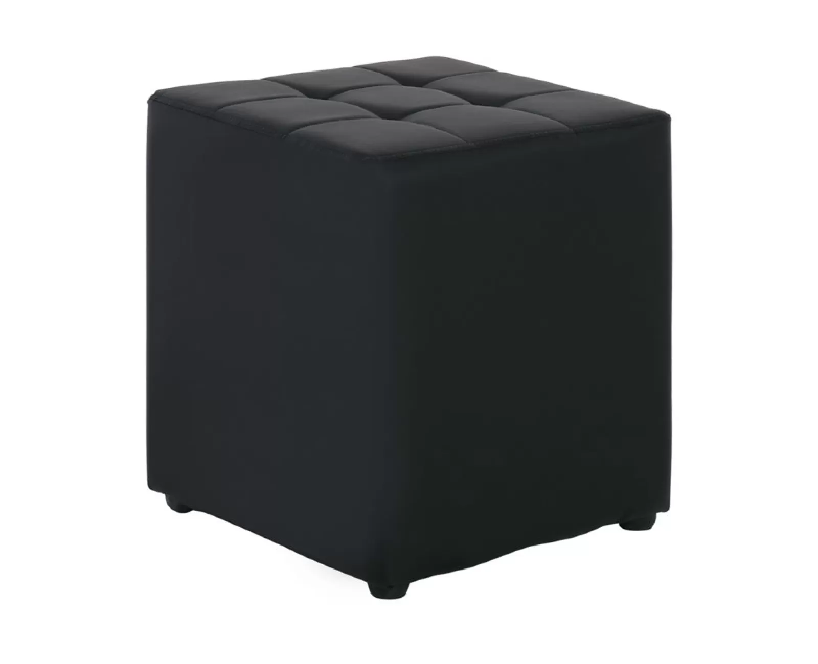 Cony Σκαμπό Βοηθητικό, Pu Μαύρο 37x37x42cm | Mypouf.gr Cony Σκαμπό Βοηθητικό, Pu Μαύρο 37x37x42cm | Mypouf.gr