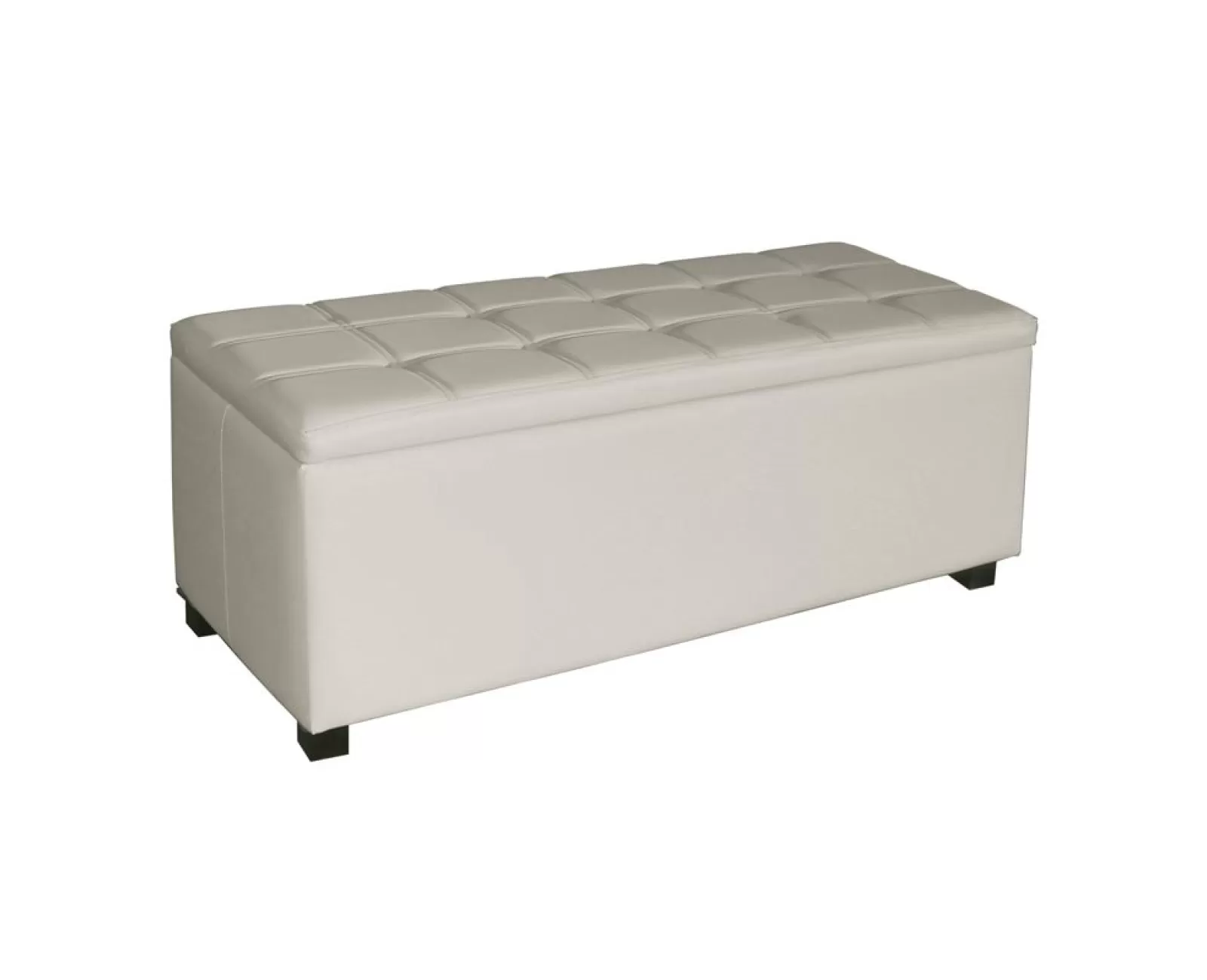 Denise Σκαμπό Αποθηκευτικό - Ταμπουρέ, Pu Εκρού 113x43x45cm | Mypouf.gr Denise Σκαμπό Αποθηκευτικό - Ταμπουρέ, Pu Εκρού 113x43x45cm | Mypouf.gr