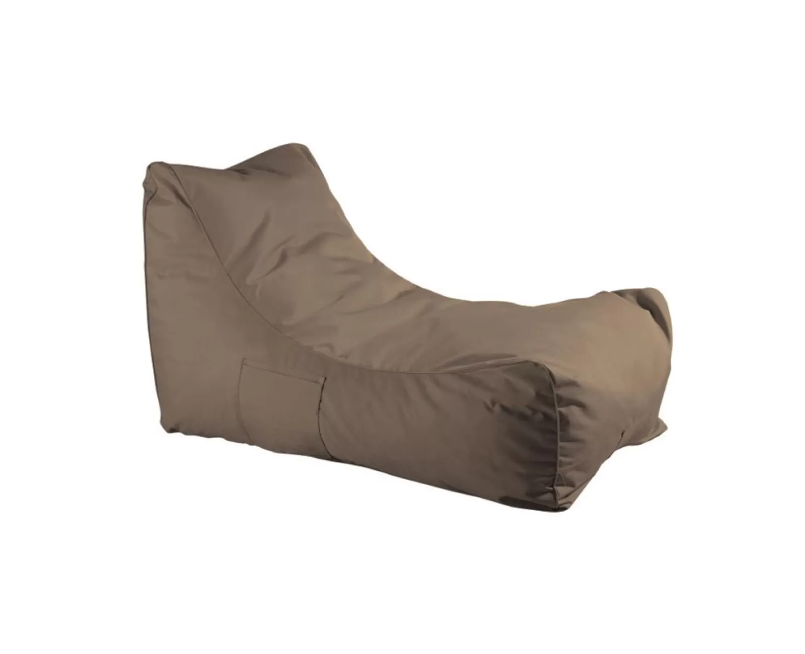 Lazy Πουφ Ανάκλιντρο 100% Αδιάβροχο, Ύφασμα Καφέ 70x106x67cm | Mypouf.gr