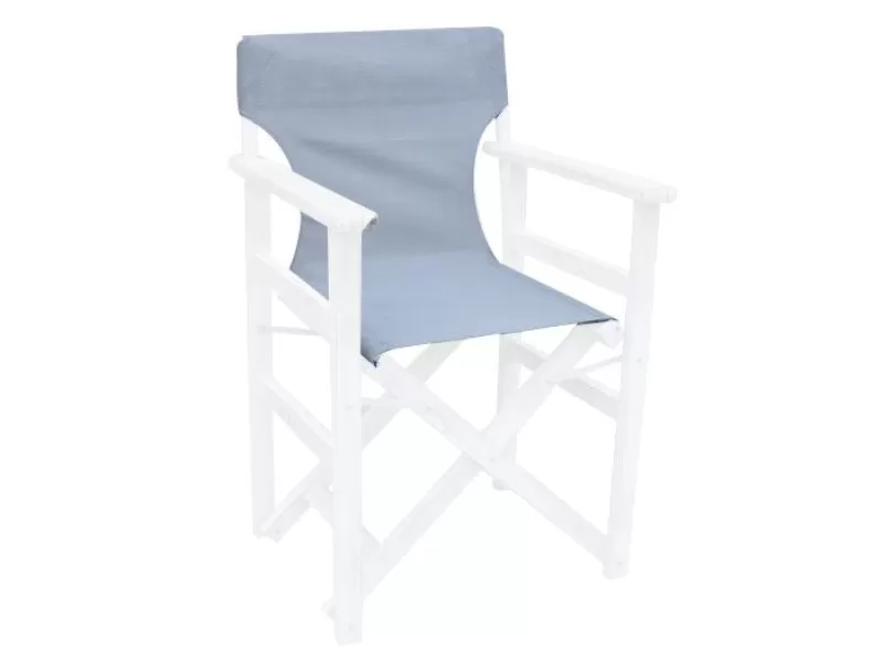 Textilene Για Πολυθρόνα Σκηνοθέτη, Απόχρωση Γκρι 600gr/m2