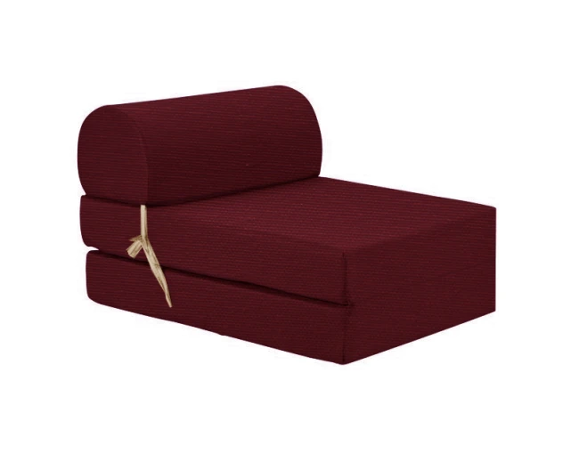 Πολυθρόνα - Κρεβάτι Flip Chair λονέτα μπορντώ χρώμα Florina | Mypouf.gr