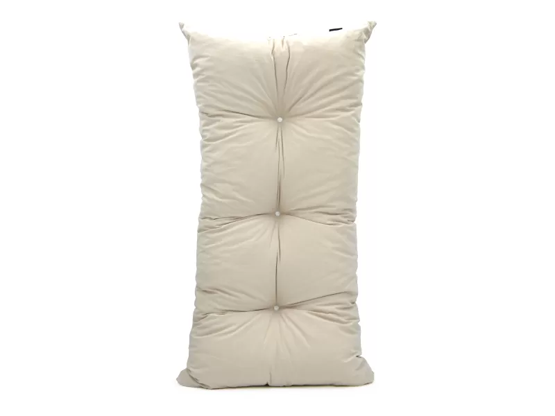 Μαξιλάρι Πλάτης Με 2 Κουμπιά Καραβόπανο Μπέζ