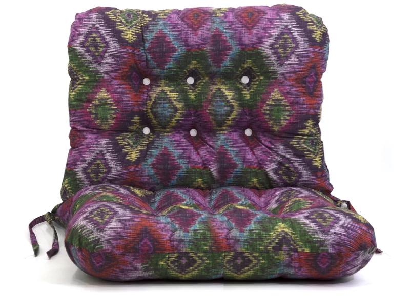 Μαξιλάρι για καναπέ με ενσωματωμένη πλάτη - Λονέτα Ύφασμα More 301 με σχέδιο ρόμβο