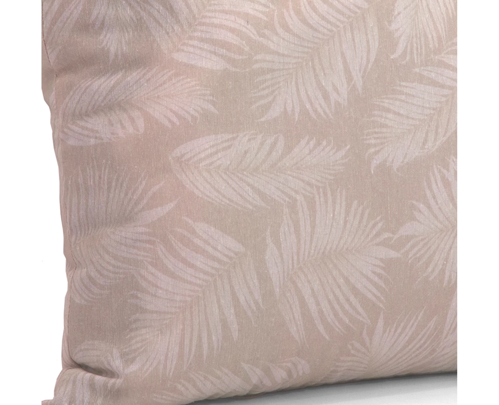 Μαξιλάρι καναπέ - δαπέδου Ύφασμα Λονέτα Frig 301 απόχρωση του σομόν με σχέδιo φύλλα | Mypouf.gr