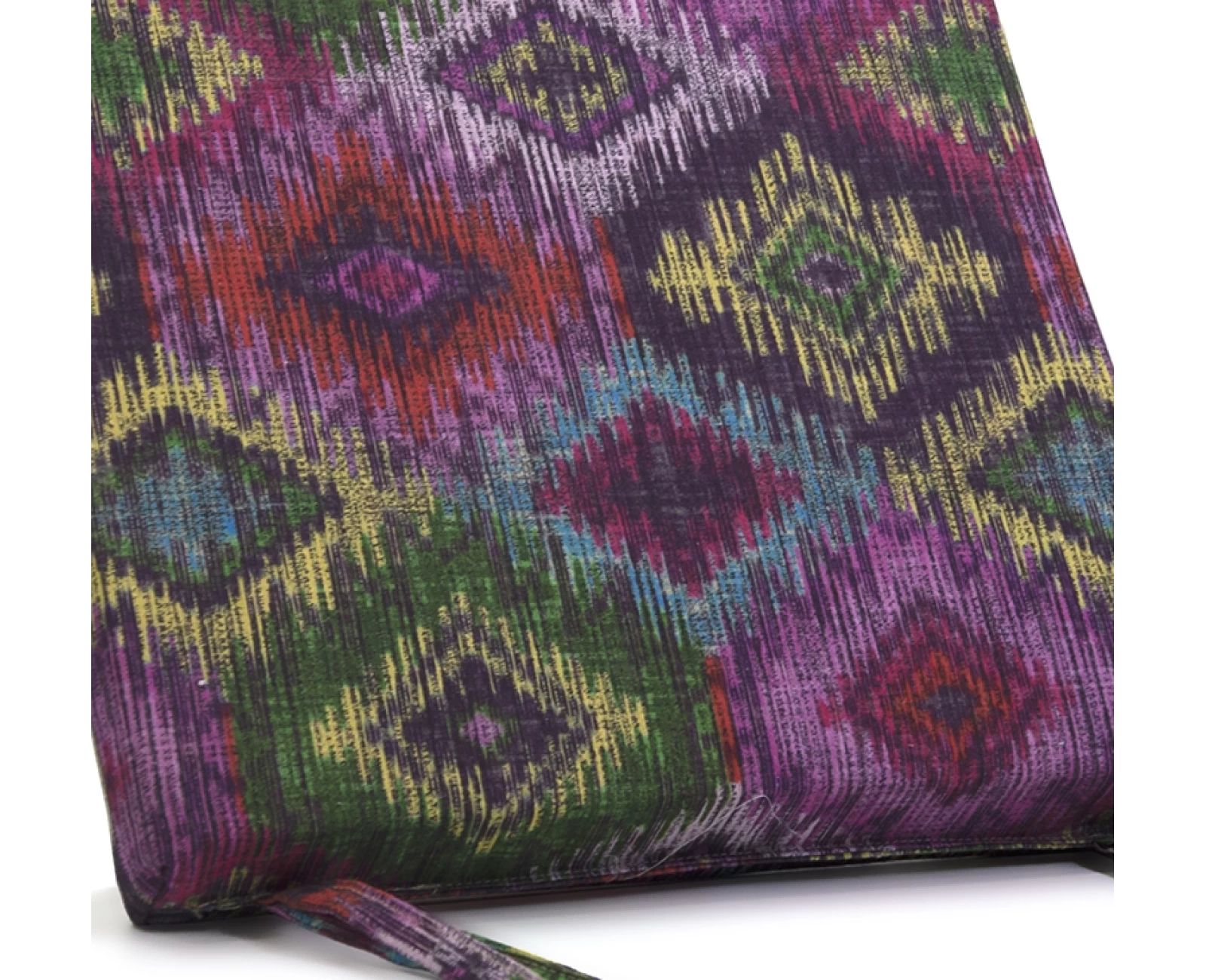 Μαξιλάρι Καρέκλας Με Δέσιμο - Λονέτα Ύφασμα More 301 με σχέδιο ρόμβο | Mypouf.gr