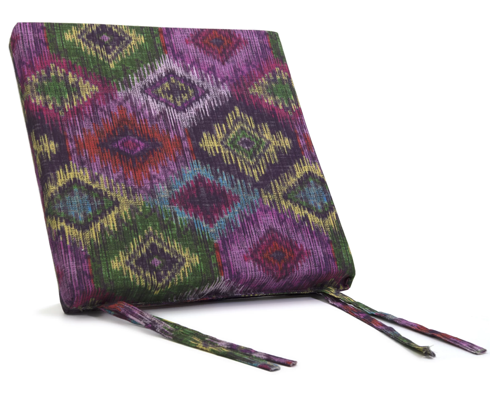 Μαξιλάρι Καρέκλας Με Δέσιμο - Λονέτα Ύφασμα More 301 με σχέδιο ρόμβο | Mypouf.gr