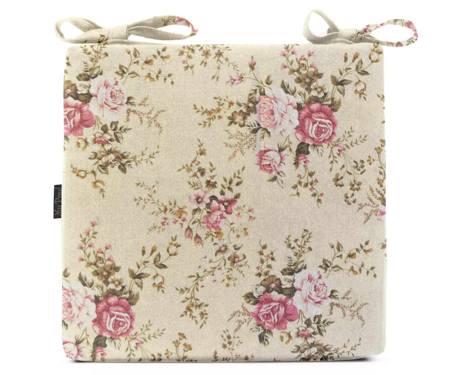Μαξιλάρι Καρέκλας Με Δέσιμο Με Σχέδιο Floral Rakel 101 - Λονέτα Ύφασμα | Mypouf.gr Μαξιλάρι Καρέκλας Με Δέσιμο Με Σχέδιο Floral Rakel 101 - Λονέτα Ύφασμα | Mypouf.gr