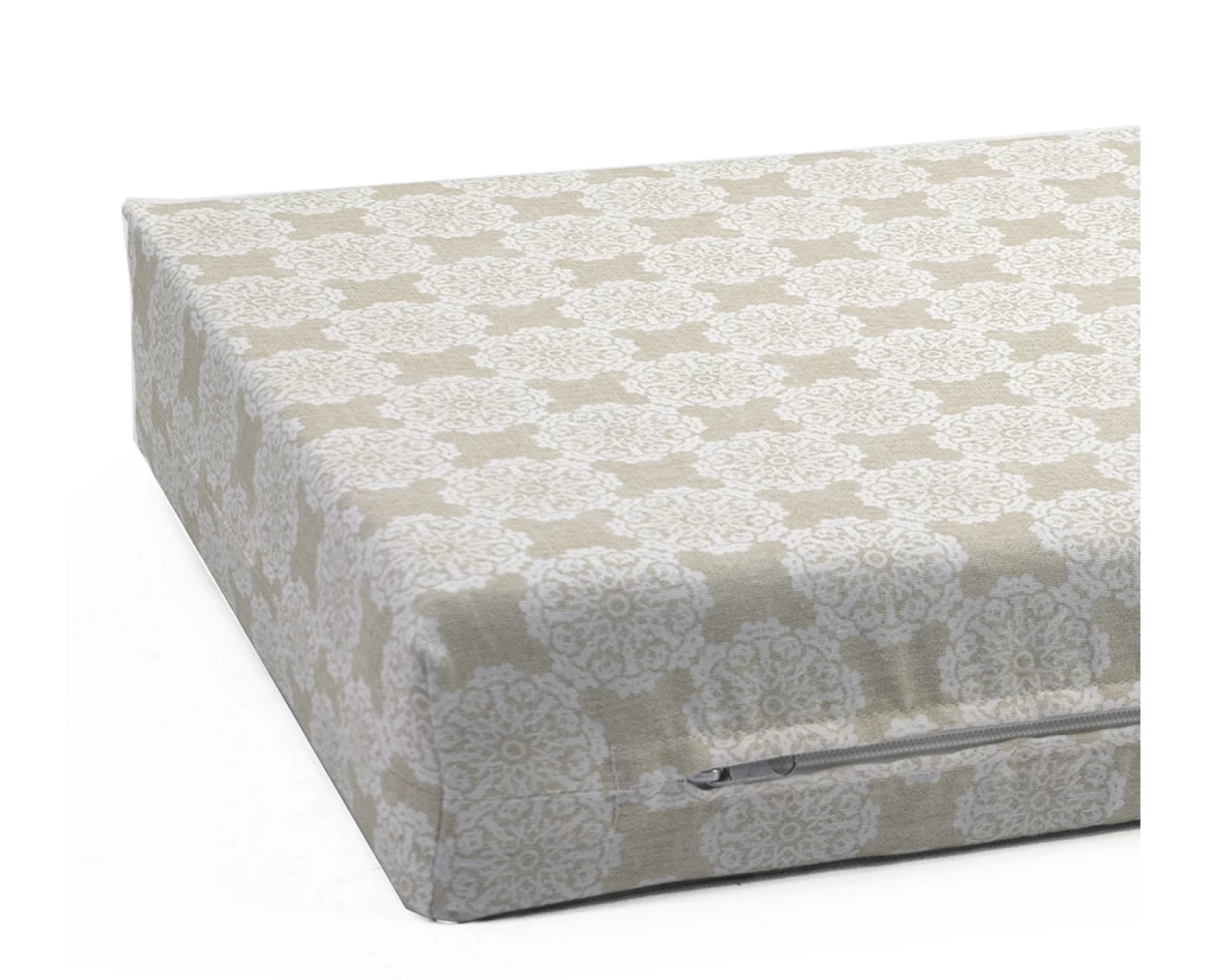 Μαξιλάρι λονέτα ύφασμα για παλέτα απόχρωση του μπεζ με σχέδιo Kanada - Norman | Mypouf.gr