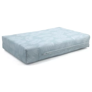 Μαξιλάρι λονέτα ύφασμα για παλέτα Frig 601 απόχρωση του γαλάζιου με σχέδιo φύλλα