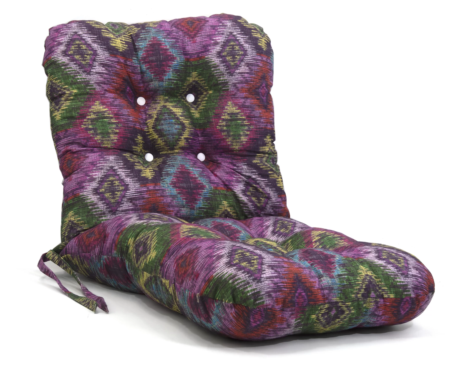 Μαξιλάρι μπαμπού ύφασμα λονέτα με πλάτη More 301 με σχέδιο ρόμβο | Mypouf.gr