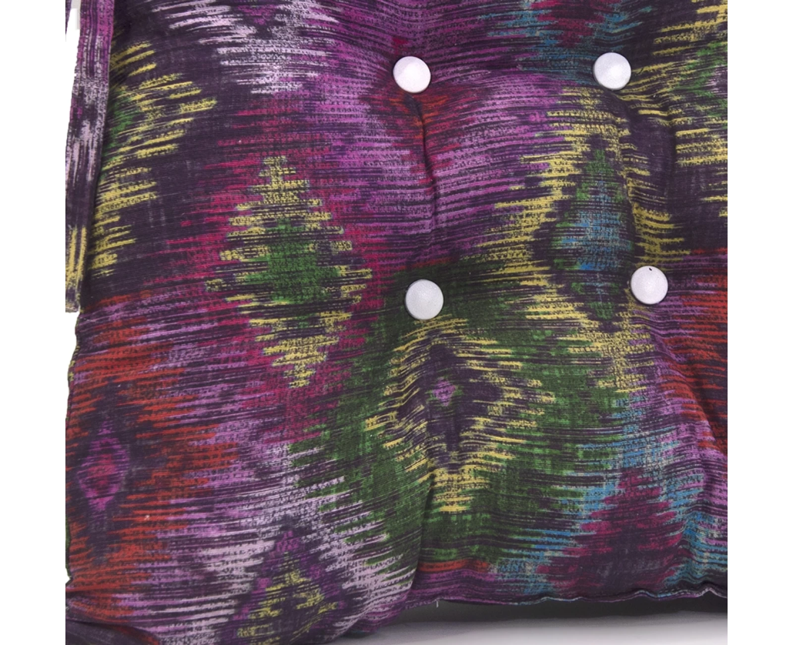 Μαξιλάρι πέταλο κάθισμα μπαμπού - Λονέτα Ύφασμα More 301 με σχέδιο ρόμβο | Mypouf.gr