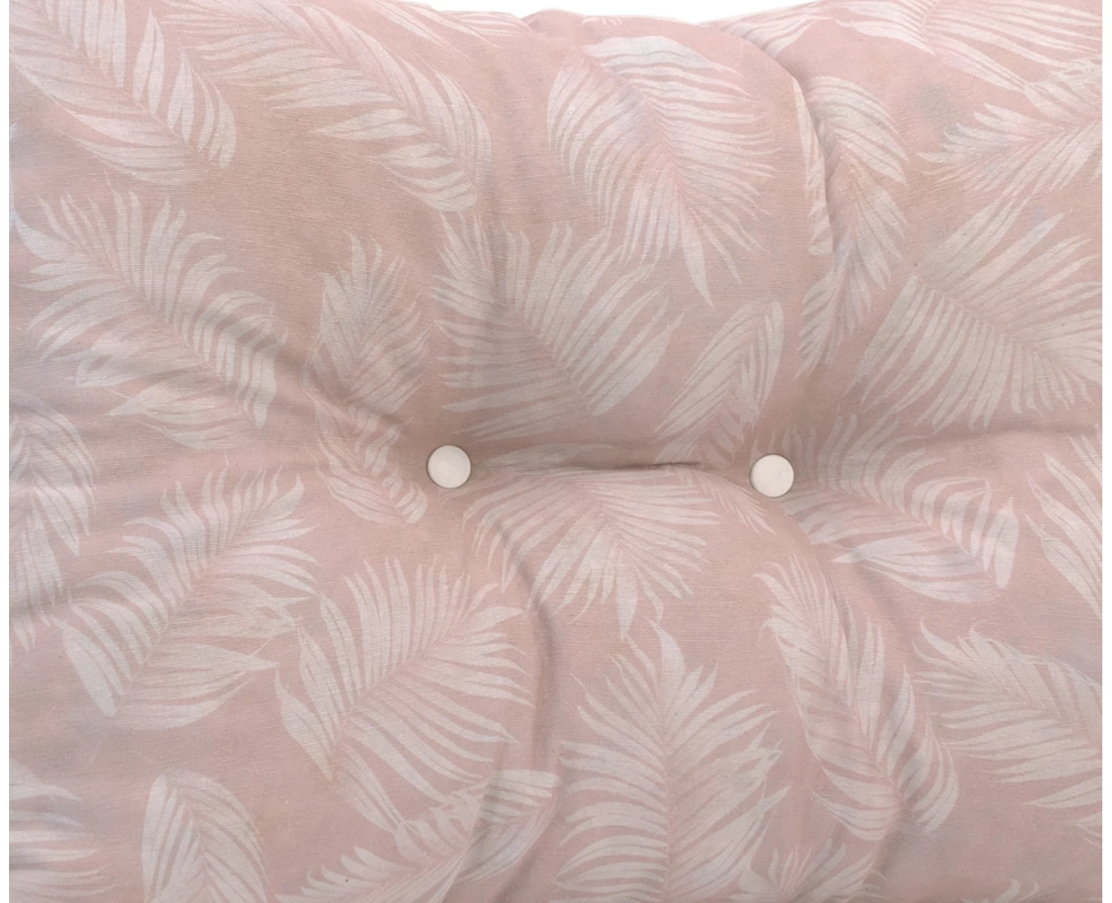 Μαξιλάρι Πλάτης Με 2 Κουμπιά Λονέτα Frig 301 απόχρωση του σομόν με σχέδιo φύλλα | Mypouf.gr