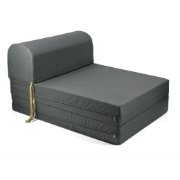 Πολυθρόνα - Κρεβάτι Flip Chair 100% αδιάβροχο ύφασμα ανθρακί Florina - Sol