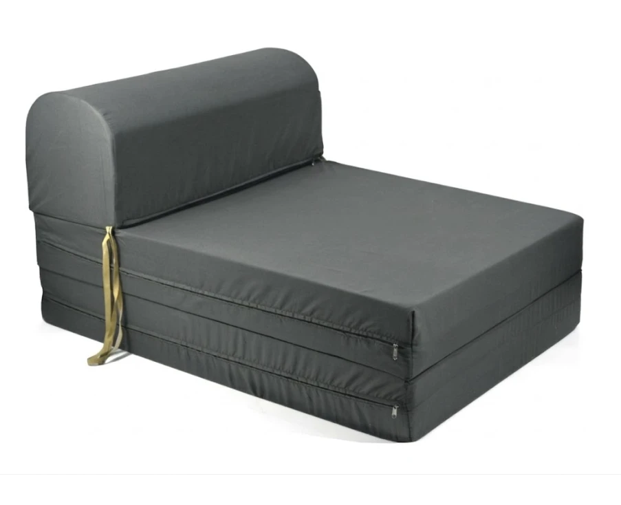 Πολυθρόνα - Κρεβάτι Flip Chair 100% αδιάβροχο ύφασμα ανθρακί Florina | Mypouf.gr
