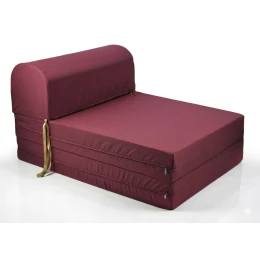 Πολυθρόνα - Κρεβάτι Flip Chair 100% αδιάβροχο ύφασμα Μπορντώ Florina - Sol