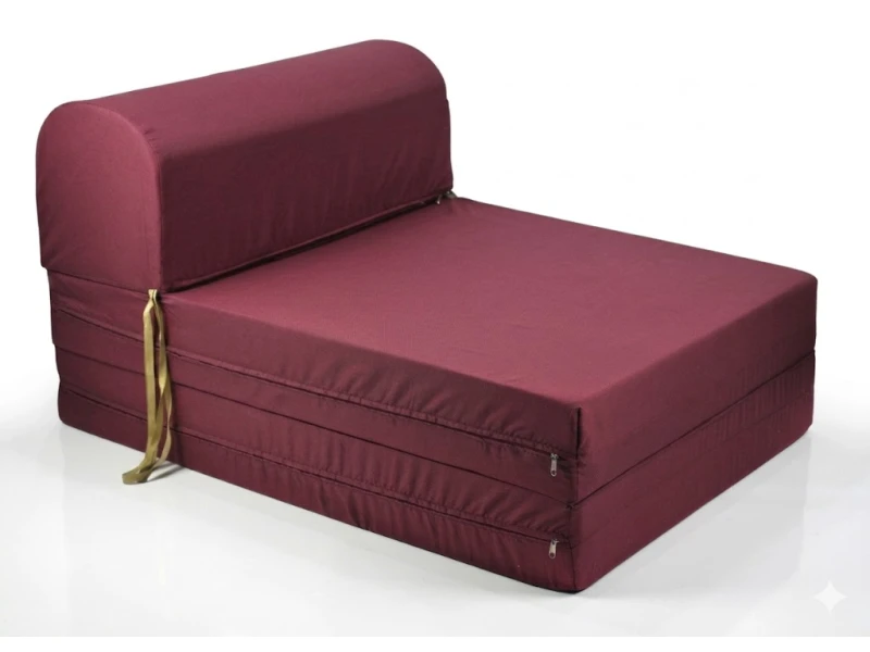 Πολυθρόνα - Κρεβάτι Flip Chair 100% αδιάβροχο ύφασμα Μπορντώ Florina