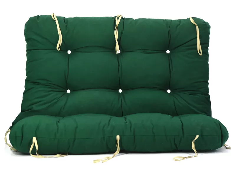 Μαξιλάρι αδιάβροχο για καναπέ με ενσωματωμένη πλάτη Μονόχρωμο κυπαρισσί από ομπρελόπανο