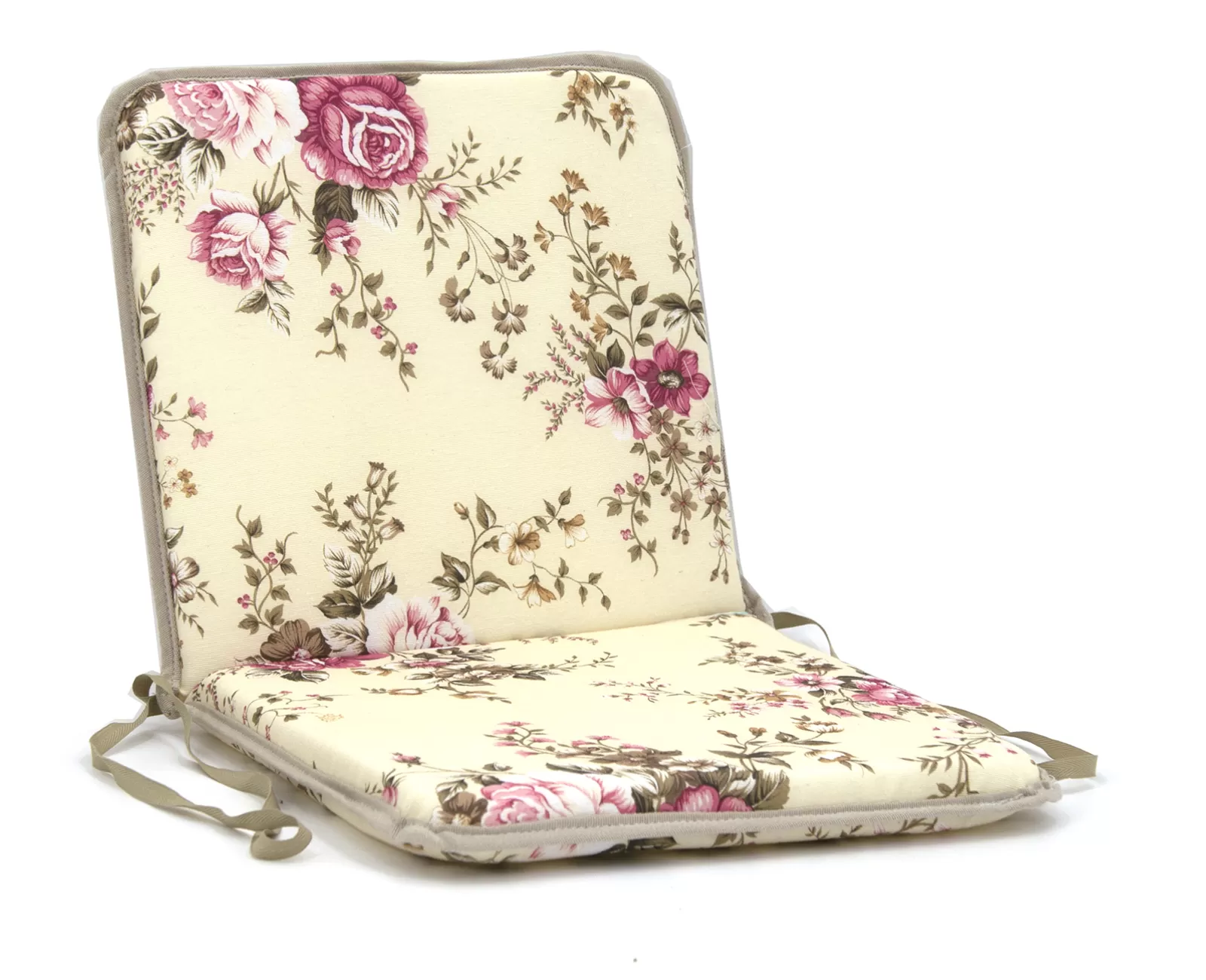 Μαξιλάρι καρέκλας με πλάτη λονέτα σχέδιο Floral Rakel 101 | Mypouf.gr Μαξιλάρι καρέκλας με πλάτη λονέτα σχέδιο Floral Rakel 101 | Mypouf.gr