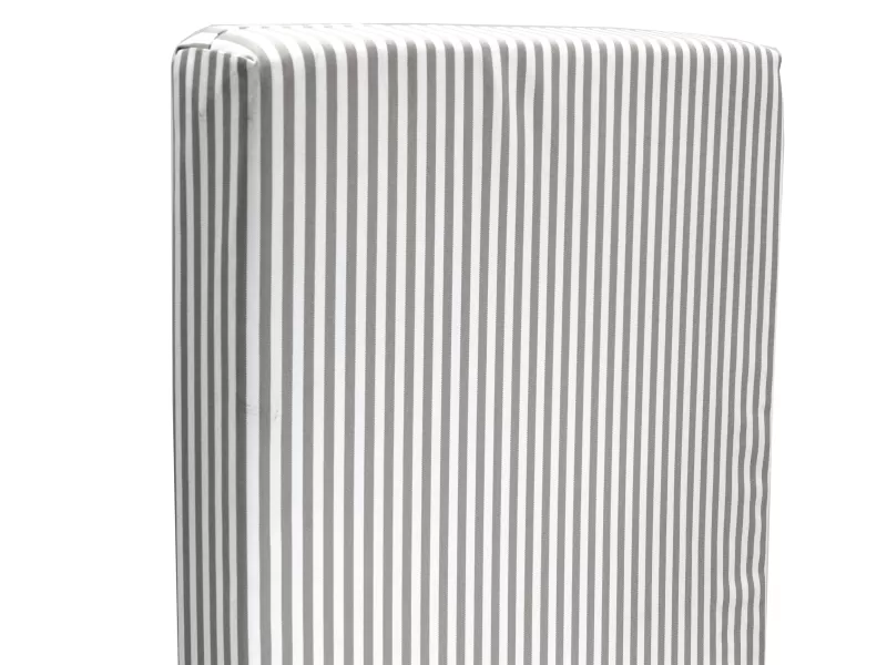 Μαξιλάρι αδιάβροχο 100% PP Olefin καρέκλας με κορδόνια στην πλάτη με ρίγες γκρι Μαξιλάρι αδιάβροχο 100% PP Olefin καρέκλας με κορδόνια στην πλάτη με ρίγες γκρι