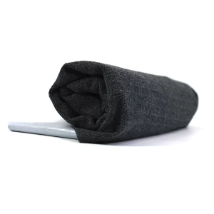 Μαξιλάρι πετσετέ ύφασμα μονόχρωμο μαύρο με αδιάβροχη μεμβράνη