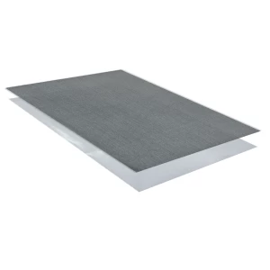 Μαξιλάρι πετσετέ ύφασμα μονόχρωμο γκρι με αδιάβροχη μεμβράνη