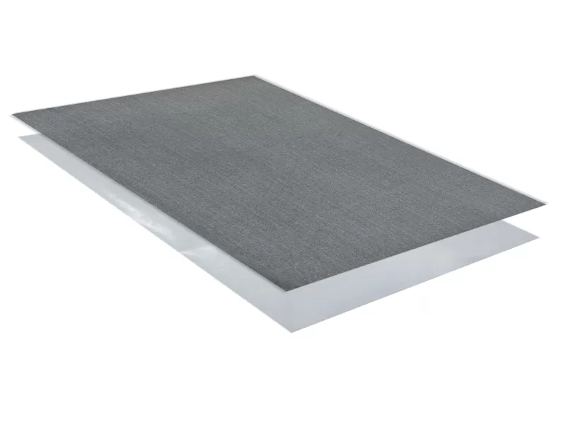 Μαξιλάρι πετσετέ ύφασμα μονόχρωμο γκρι με αδιάβροχη μεμβράνη