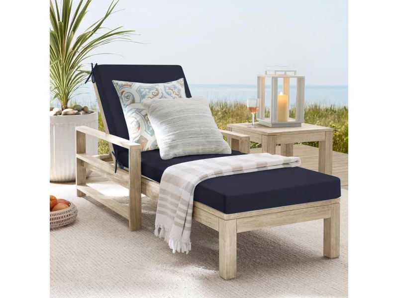 Αδιάβροχο Μαξιλάρι Ξαπλώστρας μονόχρωμο μπλε