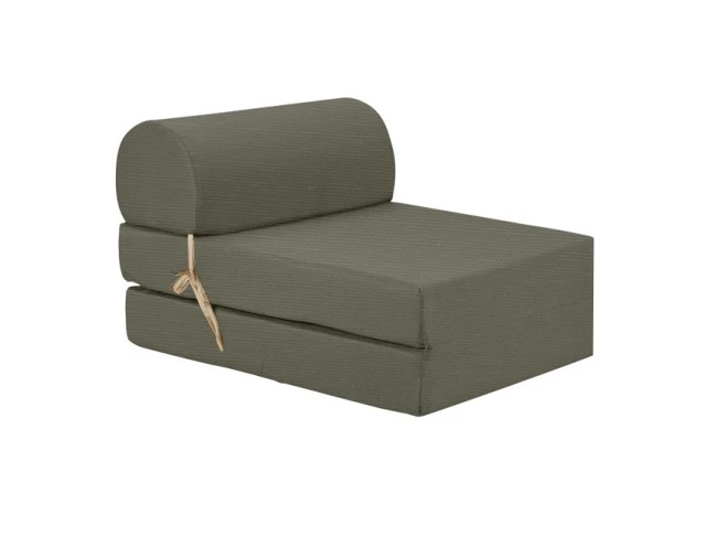 Πολυθρόνα - Κρεβάτι Flip Chair λονέτα ανθρακί χρώμα Florina