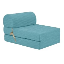 Πολυθρόνα - Κρεβάτι Flip Chair λονέτα γαλάζιο χρώμα Florina