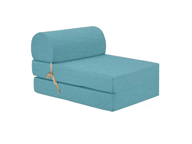 Πολυθρόνα - Κρεβάτι Flip Chair λονέτα γαλάζιο χρώμα Florina