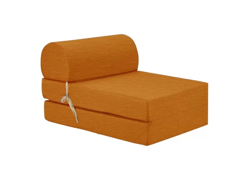 Πολυθρόνα - Κρεβάτι Flip Chair λονέτα πορτοκαλί χρώμα Florina