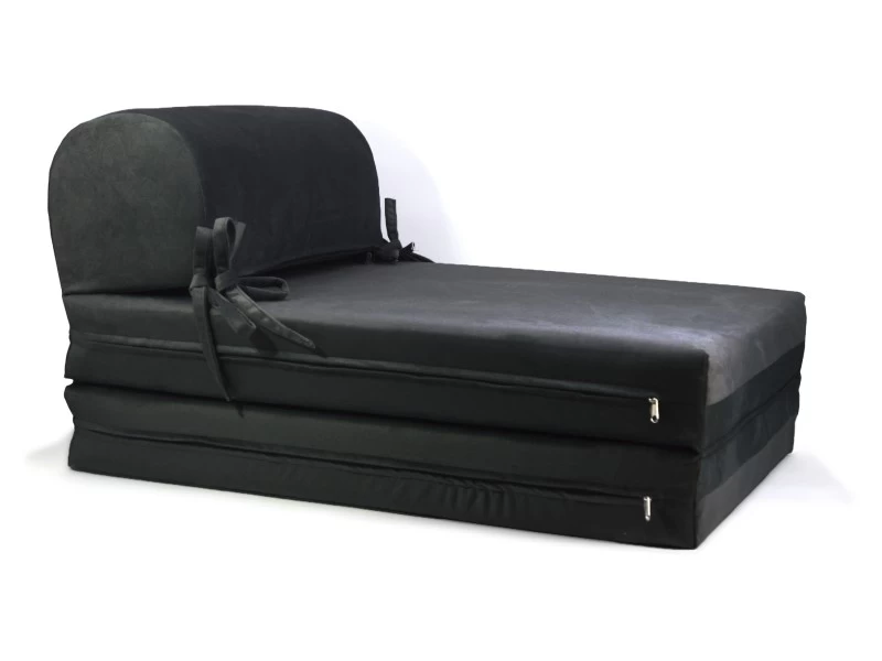 Πολυθρόνα - Κρεβάτι Flip Chair Velure Florina μαύρο