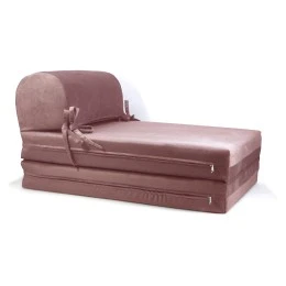 Πολυθρόνα - Κρεβάτι Flip Chair Velure Florina σομόν