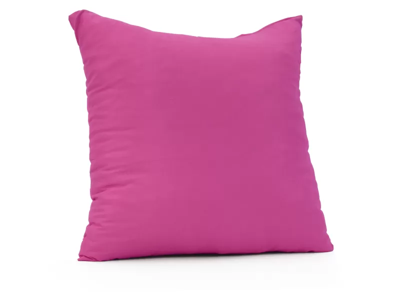 Μαξιλάρι καναπέ - δαπέδου μονόχρωμο φούξια - Ύφασμα κρετόν