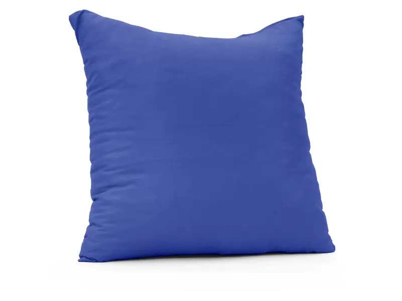 Μαξιλάρι καναπέ - δαπέδου μονόχρωμο μπλε - Ύφασμα κρετόν