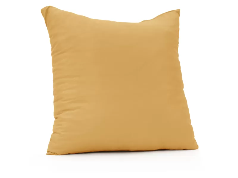 Μαξιλάρι καναπέ - δαπέδου μονόχρωμο πορτοκαλί - Ύφασμα κρετόν