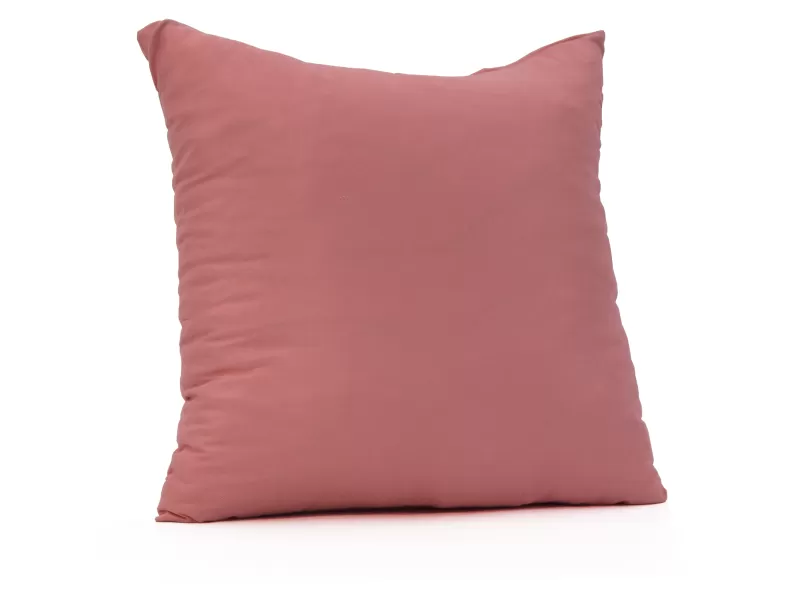 Μαξιλάρι καναπέ - δαπέδου μονόχρωμο σομόν - Ύφασμα κρετόν