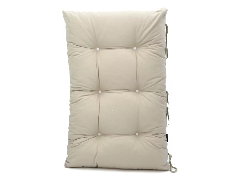 Μαξιλάρι μονόχρωμο καραβόπανο μπέζ για παλέτα με κουμπιά - Μπαμπού Μαξιλάρι μονόχρωμο καραβόπανο μπέζ για παλέτα με κουμπιά - Μπαμπού