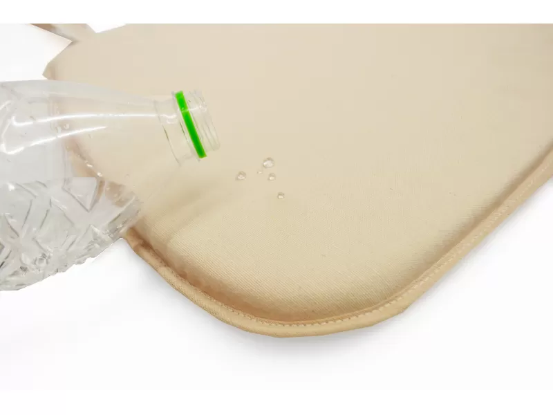 Μαξιλάρι αδιάβροχο καρέκλας Tiffanys Μπέζ Με Εκρού Ρέλι με φερμουάρ