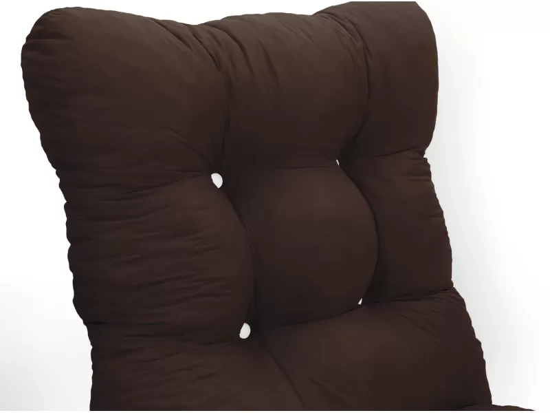 Μαξιλάρι κάθισμα με πλάτη - μπαμπού - Μονόχρωμο καφέ Μαξιλάρι κάθισμα με πλάτη - μπαμπού - Μονόχρωμο καφέ