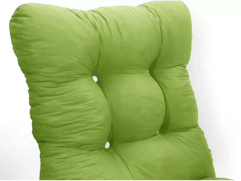 Μαξιλάρι κάθισμα με πλάτη - μπαμπού - Μονόχρωμο λαχανί Μαξιλάρι κάθισμα με πλάτη - μπαμπού - Μονόχρωμο λαχανί