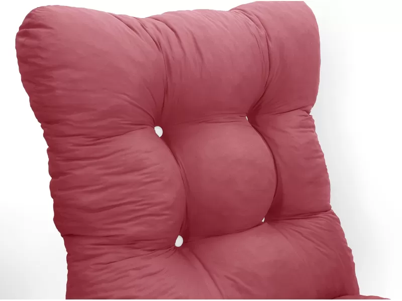 Μαξιλάρι κάθισμα με πλάτη - μπαμπού - Μονόχρωμο σομόν - ροζ Μαξιλάρι κάθισμα με πλάτη - μπαμπού - Μονόχρωμο σομόν - ροζ