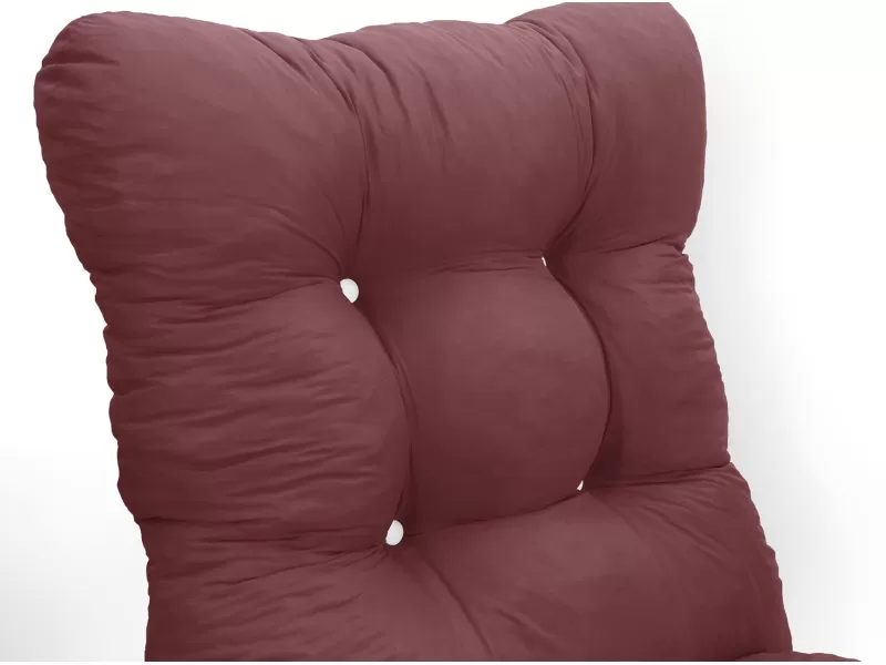 Μαξιλάρι κάθισμα με πλάτη - μπαμπού - σκούρο σάπιο μήλο κρετόν Μαξιλάρι κάθισμα με πλάτη - μπαμπού - σκούρο σάπιο μήλο κρετόν