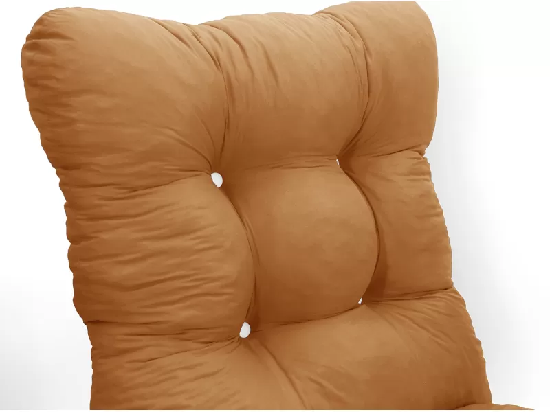 Μαξιλάρι κάθισμα με πλάτη μπαμπού σε πορτοκαλί χρώμα Μαξιλάρι κάθισμα με πλάτη μπαμπού σε πορτοκαλί χρώμα