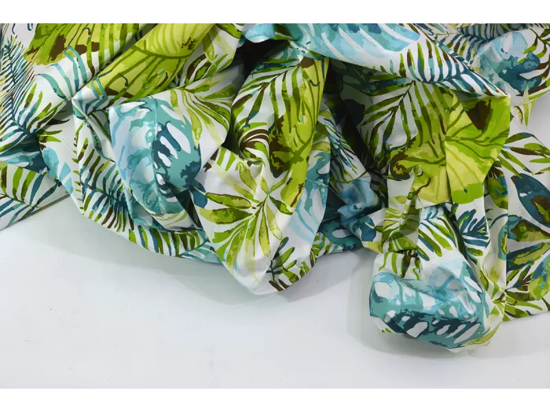 Μαξιλάρι κάθισμα μπαμπού με κουμπιά Bali | Κρετόν ύφασμα Μαξιλάρι κάθισμα μπαμπού με κουμπιά Bali | Κρετόν ύφασμα