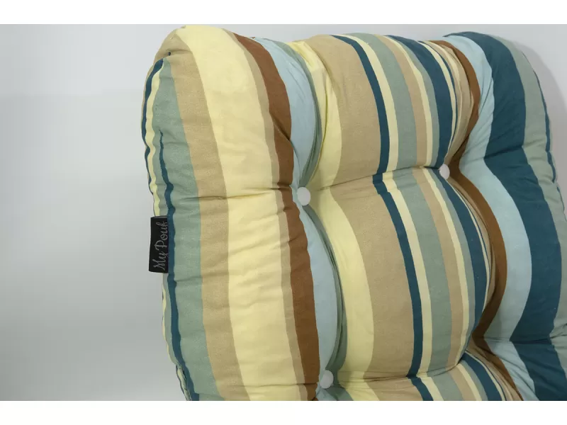 Μαξιλάρι κάθισμα με πλάτη με κουμπιά -  Lisbon | Ύφασμα Κρετόν Μαξιλάρι κάθισμα με πλάτη με κουμπιά -  Lisbon | Ύφασμα Κρετόν