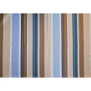 Μαξιλάρι κρετόν με ρίγες Μπλέ -Μπέζ - Καφέ για παλέτα και ευρωπαλέτα